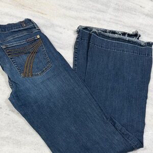 7 For All Mankind Dojo Women's Dark Wash Bootcut Jeans